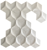 Ноль формальдегид белая крытая 3D мозаичная плитка